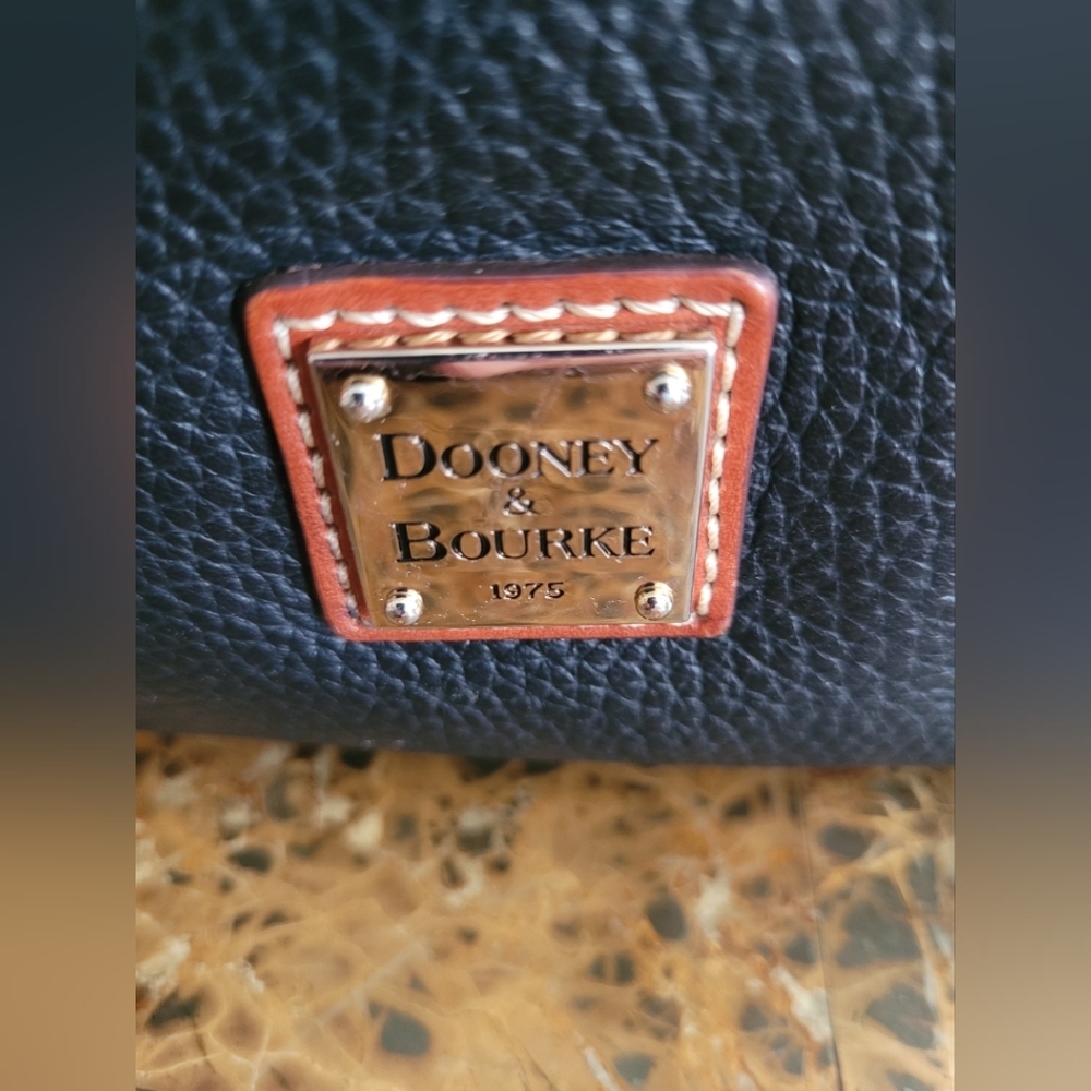 Dooney & Bourke Black and Brown Bag - Picture 10 of 12